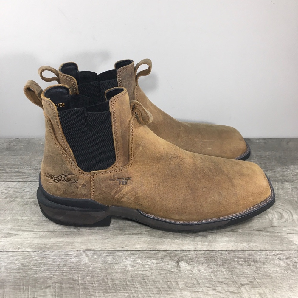 Ariat Brown Chelsea Work Boots - Men